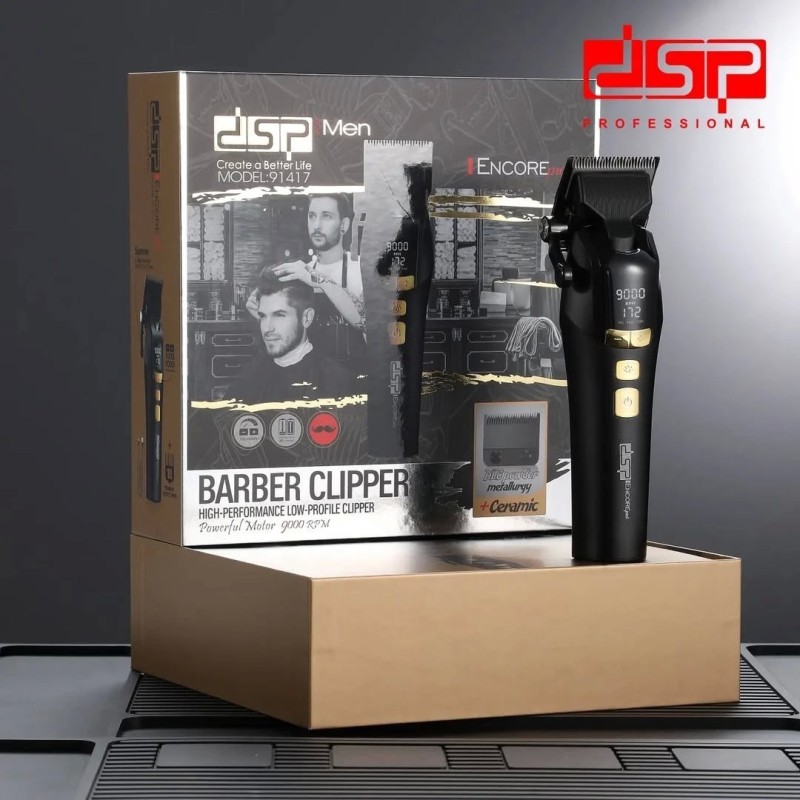 خرید و قیمت ماشین اصلاح حرفه ای DSP 91417 | حجم‌زن، فیدزن و سایه‌زن حرفه‌ای با باتری 260 دقیقه‌ای