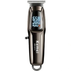 قیمت و خرید ماشین اصلاح حرفه ای کیمی مدل KM-2273 | باتری ۱۸۰۰mAh، موتور ۶۵۰۰ دور، شارژ سریع ۲.۵ ساعته و صفحه نمایش