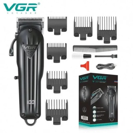 ست حرفه ای خط زن حجم زن ماشین اصلاح وی جی ار مدل v-982 v-282 مجموعه دو عددی