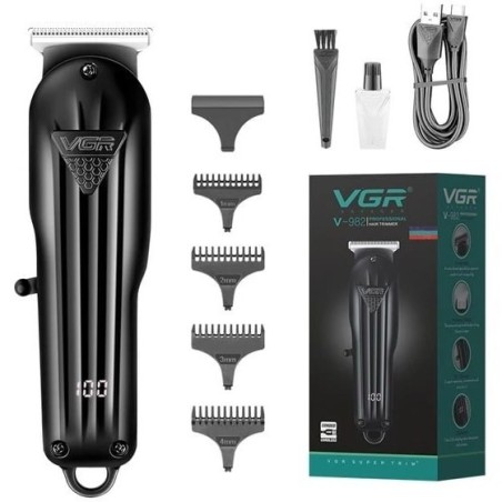 ست حرفه ای خط زن حجم زن ماشین اصلاح وی جی ار مدل v-982 v-282 مجموعه دو عددی