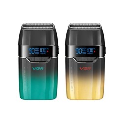 قیمت و خرید ریش تراش شارژی حرفه ای وی جی آر مدل VGR V-308 با تیغه های دوتایی وروکش تیتانیوم