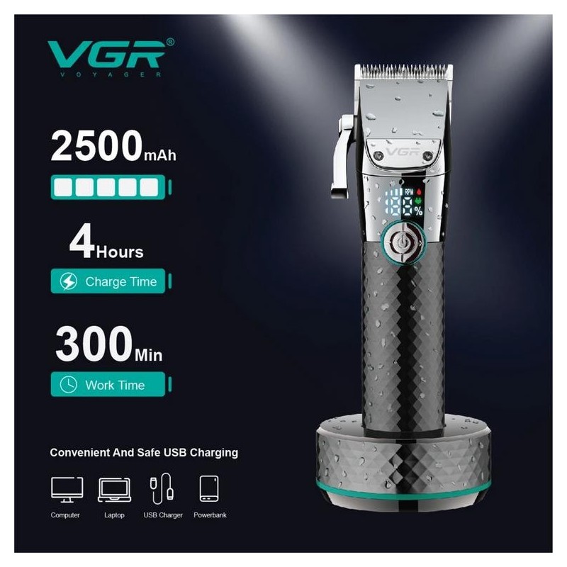 ماشین اصلاح موی سر و صورت وی جی آر مدل v682